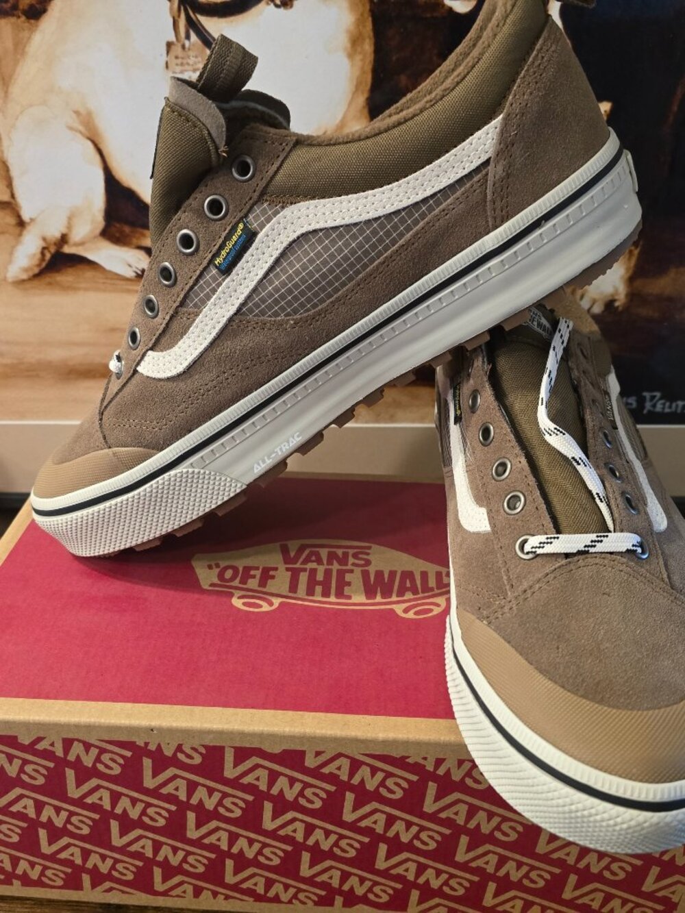 Vans MTE Old Skool Waterproof Insulated Sneakers Shoes Brown VN000DAZB7G SZ 12